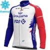 Cykeltrøje Vinter 2021 Groupama-FDJ N001 Cykeltrøje Vinter 2021 Groupama-FDJ N001